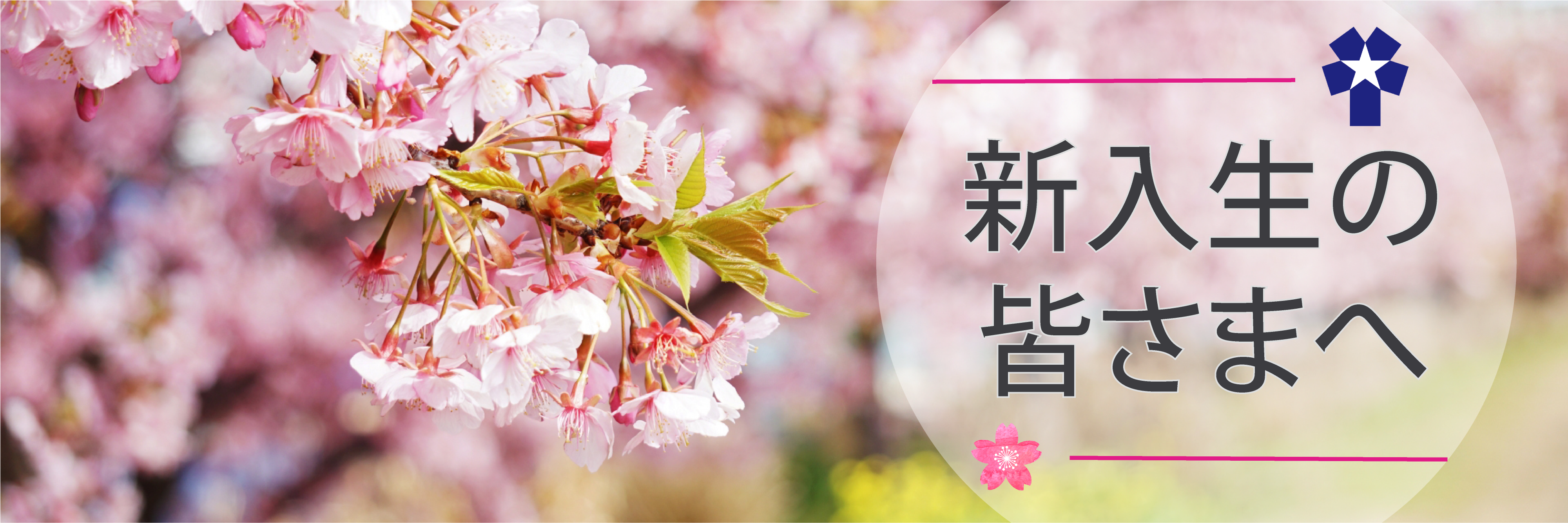 新入生の皆さんへ